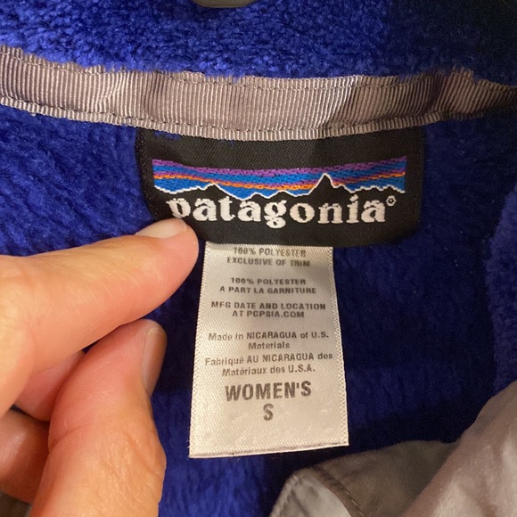 Patagonia Purple Fleece Pullover Sweater - Picture 3 of 3